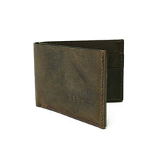 Cargar imagen en el visor de la galería, Billetera de cuero Wallet Z1 color Verde Rústico
