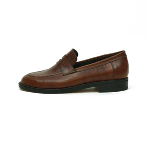 Zapato Penny Loafer Café Agreste