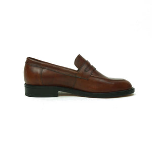 Zapato Penny Loafer Café Agreste