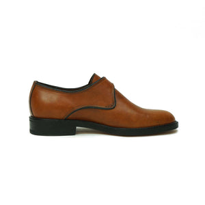 Zapato Plain Monkstrap Curry