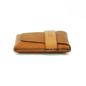 Billetera de cuero Z3 color Café Curry Natural