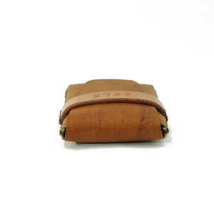 Billetera de cuero Z3 color Café Curry Natural
