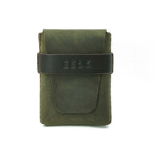 Cargar imagen en el visor de la galería, Billetera de cuero Z3 color Verde Rústico

