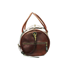 Cargar imagen en el visor de la galería, Bolso Cuero Gym Bag Café Agreste
