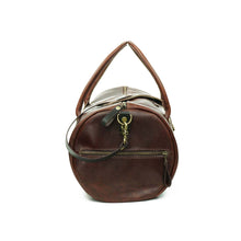 Cargar imagen en el visor de la galería, Bolso Cuero Gym Bag Café Agreste
