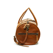 Cargar imagen en el visor de la galería, Bolso Cuero Gym Bag Curry-Natural
