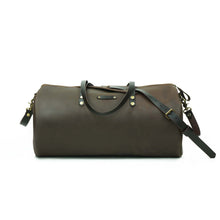 Cargar imagen en el visor de la galería, Bolso Cuero Gym Bag Lite Café Rústico
