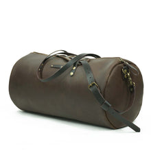 Cargar imagen en el visor de la galería, Bolso Cuero Gym Bag Lite Café Rústico
