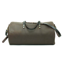 Cargar imagen en el visor de la galería, Bolso Cuero Gym Bag Lite Café Rústico

