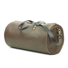 Cargar imagen en el visor de la galería, Bolso Cuero Gym Bag Lite Café Rústico
