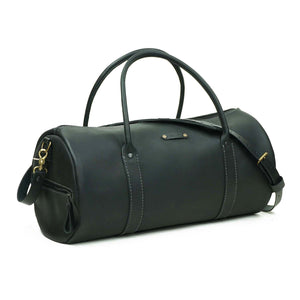 Bolso Cuero Gym Bag Negro