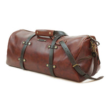 Cargar imagen en el visor de la galería, Bolso Cuero Weekend Bag - Café Agreste
