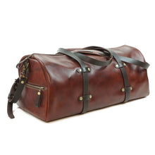 Cargar imagen en el visor de la galería, Bolso Cuero Weekend Bag - Café Agreste
