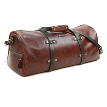 Cargar imagen en el visor de la galería, Bolso Cuero Weekend Bag - Café Agreste
