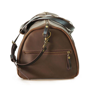 Bolso Cuero Weekend Bag - Café Rústico
