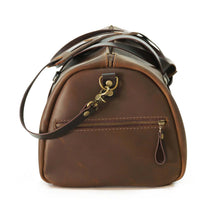Cargar imagen en el visor de la galería, Bolso Cuero Weekend Bag - Café Rústico
