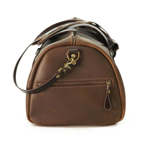 Bolso Cuero Weekend Bag - Café Rústico