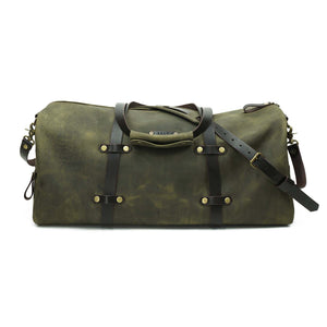 Bolso Cuero Weekend Bag - Verde Rústico