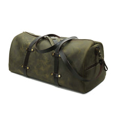 Cargar imagen en el visor de la galería, Bolso Cuero Weekend Bag - Verde Rústico
