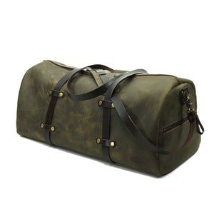 Bolso Cuero Weekend Bag - Verde Rústico