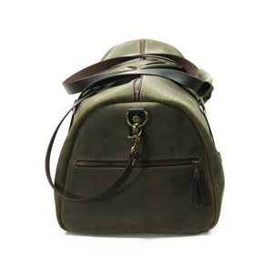 Bolso Cuero Weekend Bag - Verde Rústico