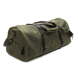 Bolso Cuero Weekend Bag - Verde Rústico