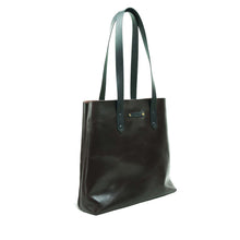 Cargar imagen en el visor de la galería, Bolso de Mano Cuero Vintage Tote - Burdeo Oscuro
