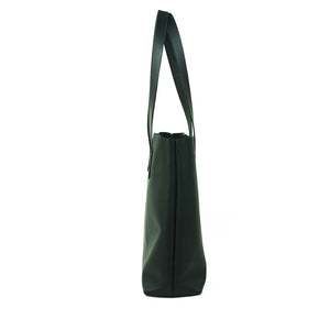 Bolso de Mano Cuero Vintage Tote - Negro