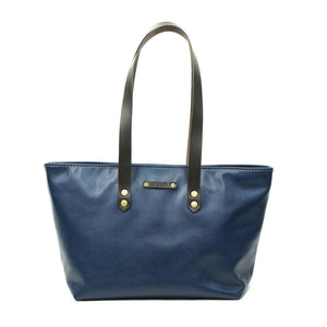 Bolso de Mano Cuero Shoulder Bag - Azul