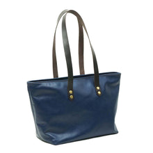 Cargar imagen en el visor de la galería, Bolso de Mano Cuero Shoulder Bag - Azul
