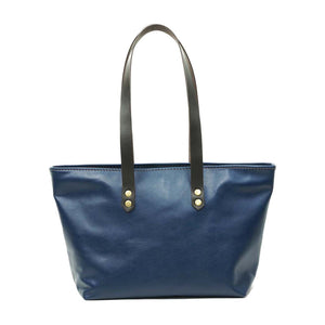 Bolso de Mano Cuero Shoulder Bag - Azul