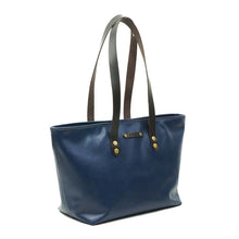 Cargar imagen en el visor de la galería, Bolso de Mano Cuero Shoulder Bag - Azul
