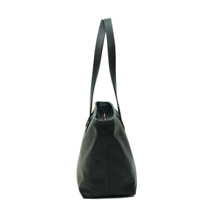 Bolso de Mano Cuero Shoulder Bag - Negro
