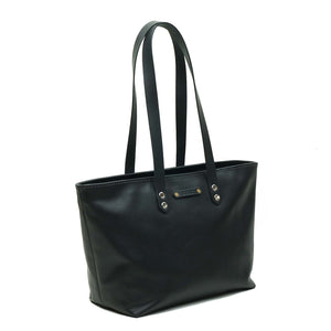 Bolso de Mano Cuero Shoulder Bag - Negro