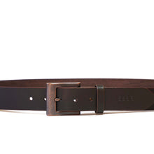 Cargar imagen en el visor de la galería, Cinturón de Cuero Z4 hebilla Cobre correa Café Moro
