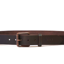 Cargar imagen en el visor de la galería, Cinturón de cuero Z8 hebilla Cobre correa Café Moro
