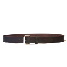 Cargar imagen en el visor de la galería, Cinturón de cuero Z8 hebilla Plateada correa Café Moro
