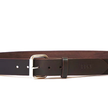 Cargar imagen en el visor de la galería, Cinturón de cuero Z8 hebilla Plateada correa Café Moro
