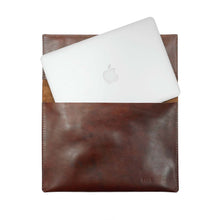 Cargar imagen en el visor de la galería, Funda de Cuero Notebook 12&quot; a 13&quot; - Café Agreste
