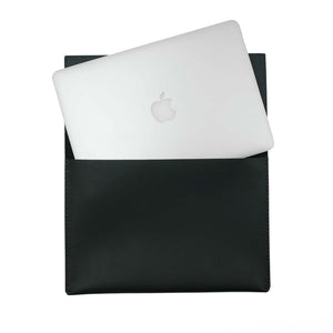 Funda de Cuero Notebook 12" a 13" - Negro