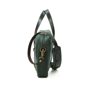 Maletín de cuero Messenger Nomad Azul Rústico