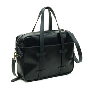 Maletín de cuero Messenger Nomad Capreto Negro