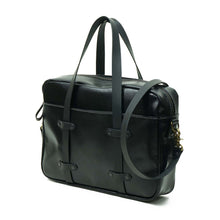 Cargar imagen en el visor de la galería, Maletín de cuero Messenger Nomad Capreto Negro
