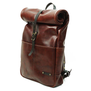 Mochila de Cuero Z4 - Café Agreste