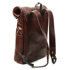 Mochila de Cuero Z4 - Café Agreste