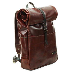 Mochila de Cuero Z4 - Café Agreste