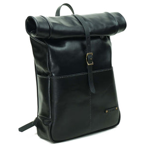 Mochila de Cuero Z4 - Negro