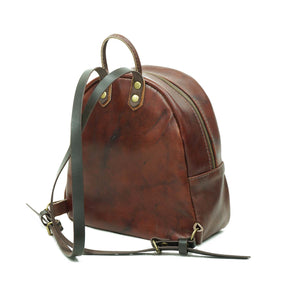 Mochila de Cuero Z5 - Café Agreste
