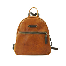 Cargar imagen en el visor de la galería, Mochila de Cuero Z5 - Curry / Moro
