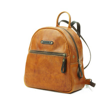 Cargar imagen en el visor de la galería, Mochila de Cuero Z5 - Curry / Moro
